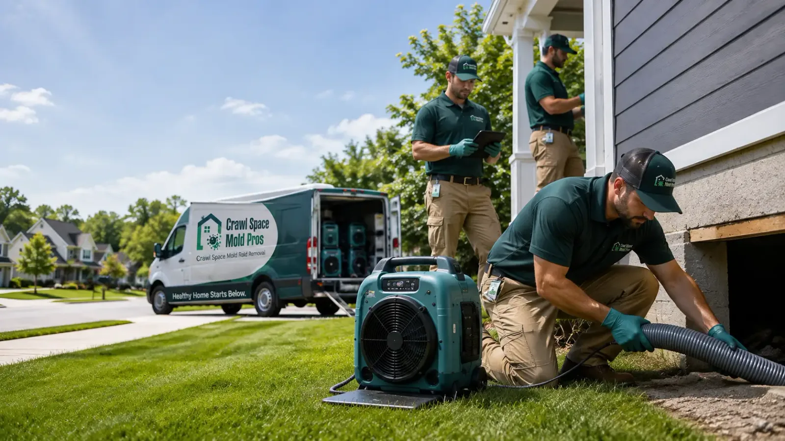 Crawl Space Mold Removal in Ramona, KS